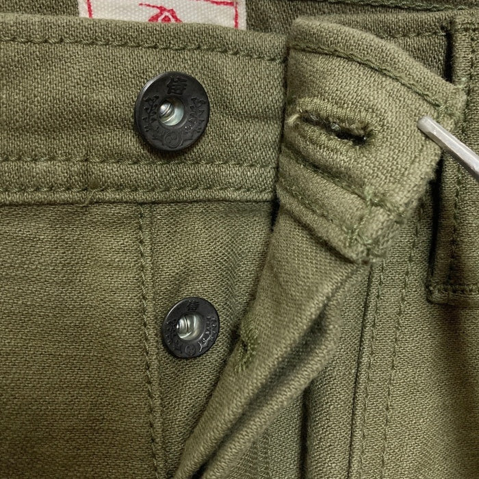 SAMURAI JEANS サムライジーンズ ヘビーバックサテン ベイカーパンツ オリーブ SJ52BP Size 30 瑞穂店