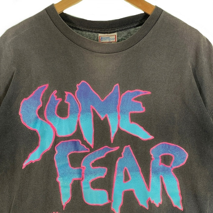 90`s SOME FEAR プリントTシャツ ブラック USA製 Size XL 福生店