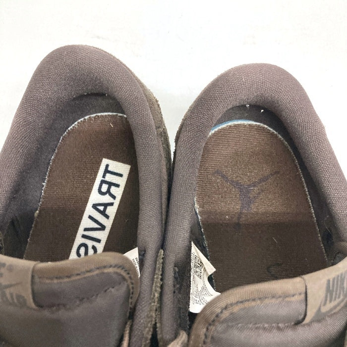 NIKE×Travis Scott ナイキ×トラヴィススコット DM7866-202 AIR JORDAN1 LOW OG SP スニーカー ダークブラウン size27cm 瑞穂店