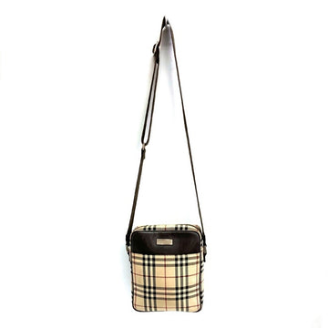 BURBERRY バーバリー ノバチェック スクエア ショルダーバッグ ブラウン 瑞穂店
