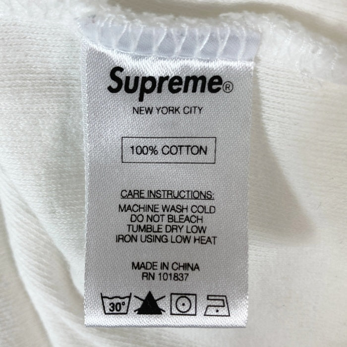 Supreme シュプリーム Terry Pin Stripe S/S Top パイル地 ピンストライプ Tシャツ ホワイト sizeL 瑞穂店