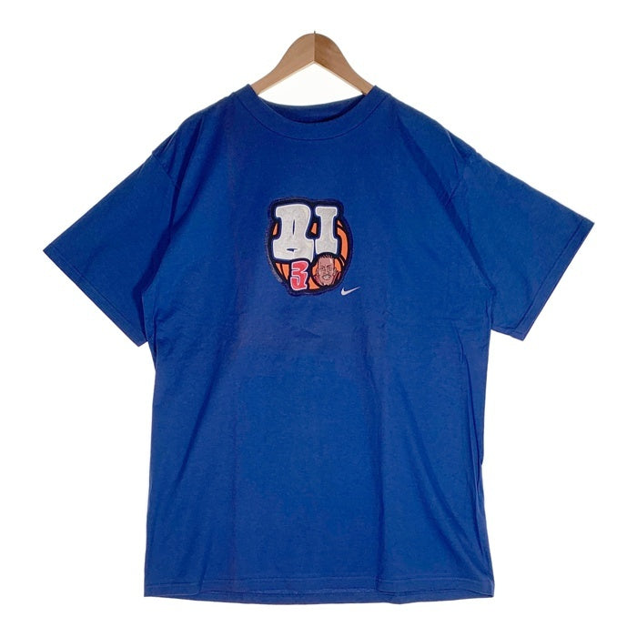 00's NIKE ナイキ Allen Iverson アレン・アイバーソン NBA 半袖 Tシャツ ブルー メキシコ製 Size L 福生店