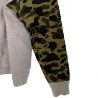 A BATHING APE アベイシングエイプ Giant Shark Full Zip Hoodie ジャイアント シャーク フルジップ スウェットパーカー グレー 001ZPG701018X Size 2XL 福生店