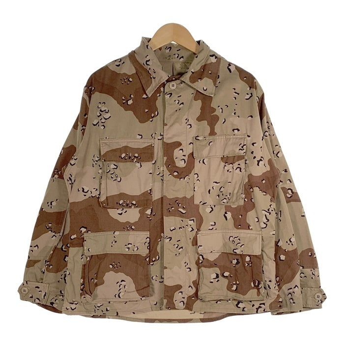 80's U.S.ARMY 米軍 BDU SHIRTS ミリタリーシャツ ジャケット デザートカモ ベージュ ブラウン 86年会計 Size M-XS 福生店