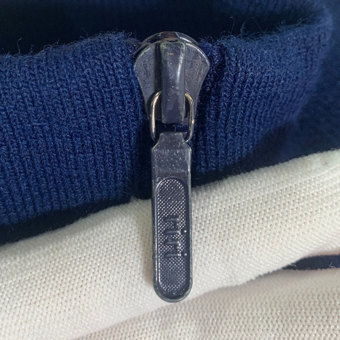 80-90's adidas アディダス トラックジャケット フリル切替 レッド ネイビー ririジップ レディース Size US L 福生店