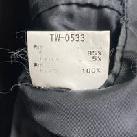 MENS TENORAS メンズティノラス ウール ダブルブレスト ロングコート ジャケット ブラック Size XL 瑞穂店