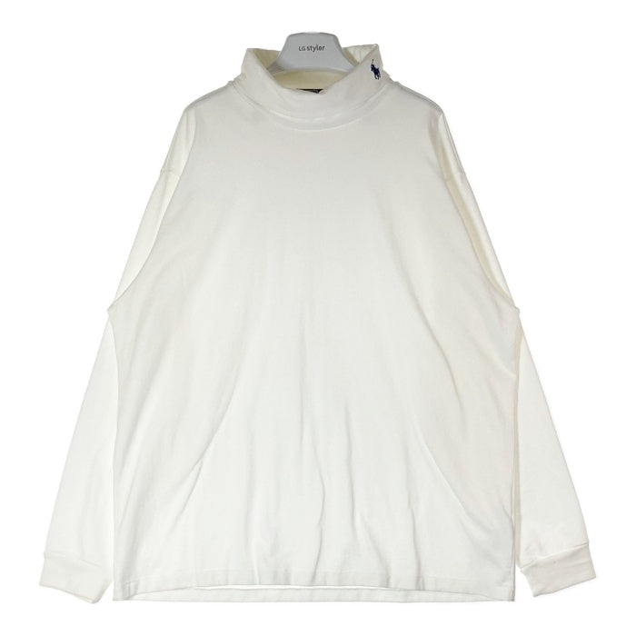 POLO RALPH LAUREN ポロラルフローレン×BEAMS ビームス タートルネックロングスリーブTシャツ ホワイト sizeXL 瑞穂店