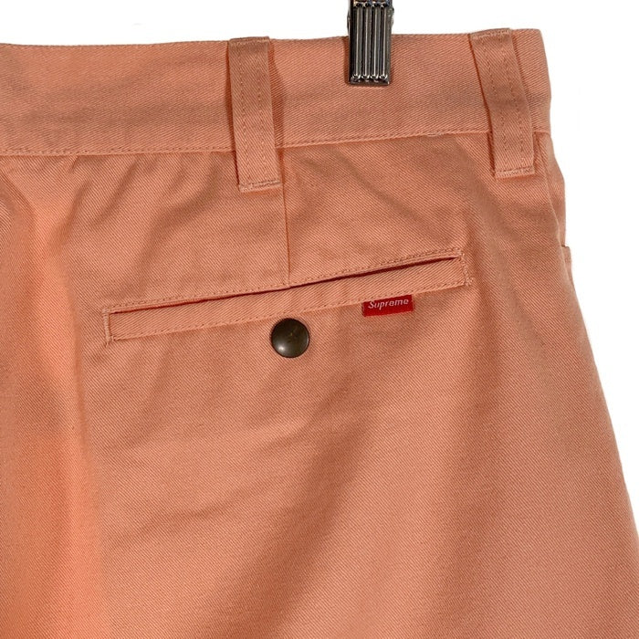 SUPREME シュプリーム Work Pants チノ ワークパンツ サーモンピンク ワングラム Size 34 福生店