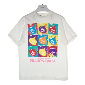 ドラゴンクエスト スライム アイロンプリント Tシャツ ホワイト sizeS 瑞穂店