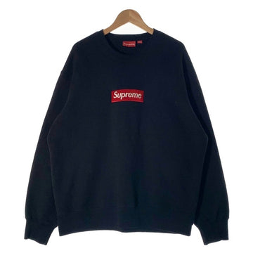 SUPREME シュプリーム 22AW Box Logo Sweatshirt ボックスロゴ クルーネックスウェットトレーナー ブラック Size L 福生店