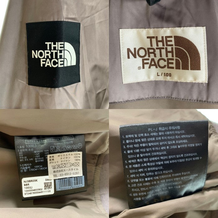 THE NORTH FACE ノースフェイス WHITE LABEL ホワイトレーベル 韓国限定 SPORTY BOMBER JACKET スポーティーボンバージャケット ベージュブラウン NJ3BR03K Size L 福生店