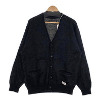 WACKO MARIA ワコマリア 24AW GLITTER MOHAIR CARDIGAN ( TYPE-1 ) ブラックレインボーラメ柄 モヘアカーディガン ブラック 24FW-WMK-KN16 Size L 福生店