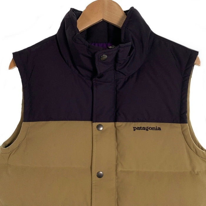 Patagonia ダウンベスト 黒・ベージュ patagonia パタゴニア BIVY DOWN VEST ダウンベスト ベージュ ダーク
