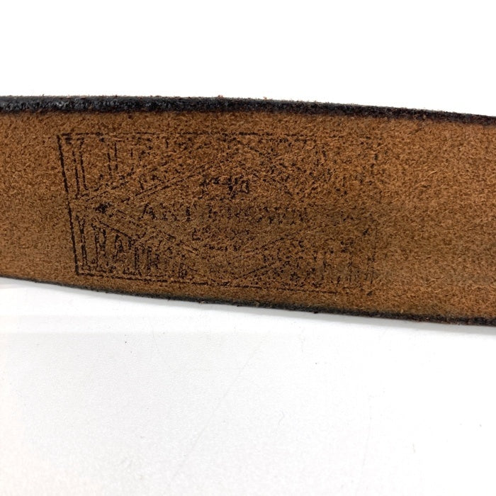ART BROWN アートブラウン クロムエクセルレザーベルト ブラック size 34 瑞穂店