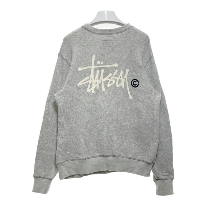 STUSSY ステューシー CHAMPION チャンピオン クルーネック スウェット グレー C8-G018 Size L 瑞穂店