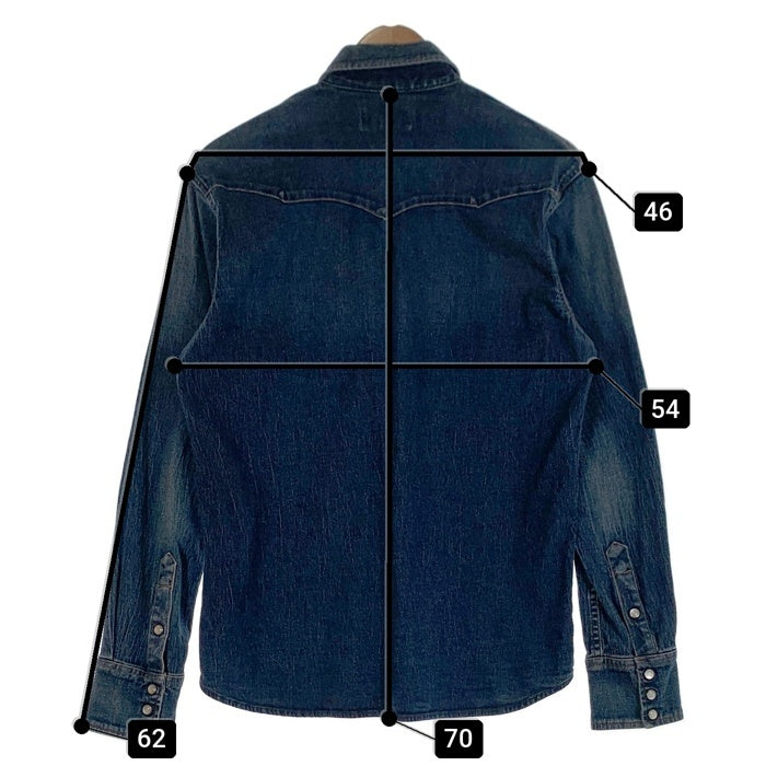 Wrangler ラングラー nano・universe ナノユニバース 別注 ウエスタン デニムシャツ ライトブルー S9102 Size L 福生店