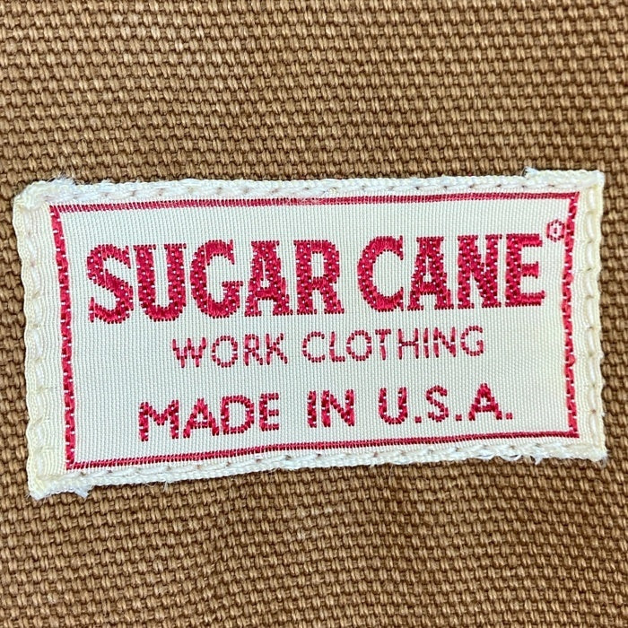 SUGAR CANE シュガーケーン USA製 ブラウンダック シンチバック ワークパンツ sizeM 瑞穂店