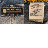 POLO JEANS ポロジーンズ ラルフローレン BUNGEE CARGO SHORT デニムショートパンツ カーゴ インディゴ Size 29 福生店