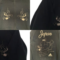 adidas アディダス ラグビー オールブラックス ジップアップパーカー スカジャンデザイン Size JP M 福生店