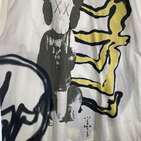 CACTUS JACK カクタスジャック KAWS FRAGMENT S/S TEE カウズ フラグメント ショートスリーブ プリントTシャツ ホワイト Size L 福生店