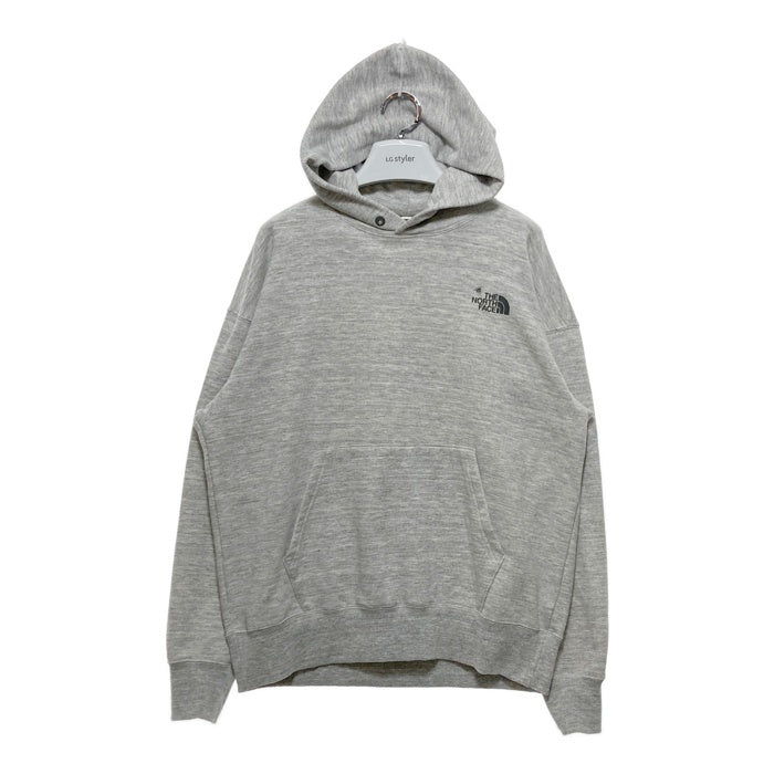 THE NORTH FACE ザ・ノースフェイス NT12338 ロゴプリント プルオーバーパーカー グレー sizeL 瑞穂店