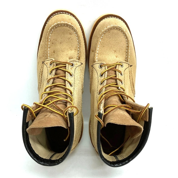 RED WING 8173 6-inch Classic Moc 08年 アイリッシュセッター ラフアウト ブーツ ベージュ sizeUS8.5 瑞穂店