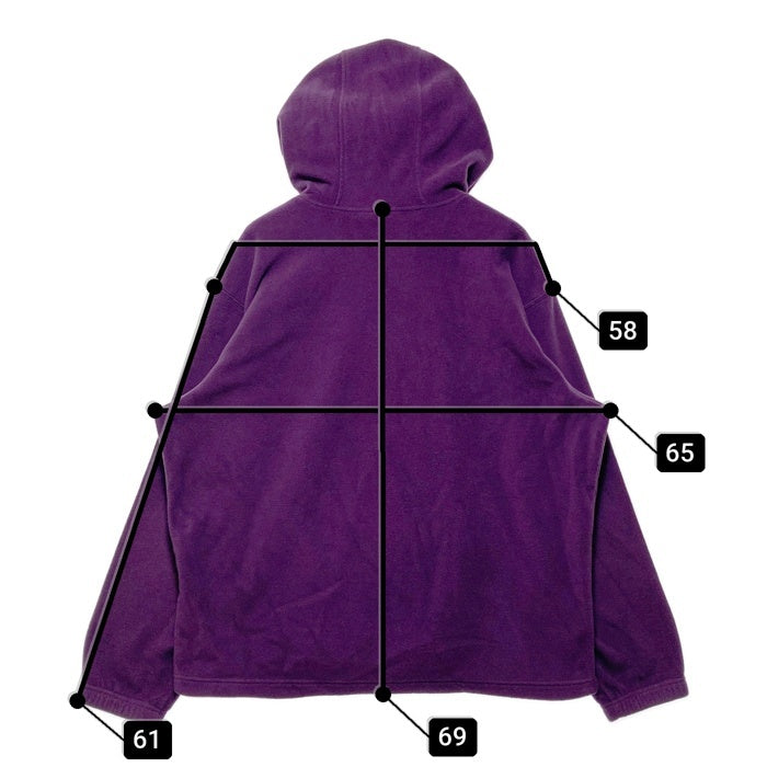 SUPREME シュプリーム 23AW Polartec Facemask Half Zip Pullover ポーラテック フェイスマスク ハーフジップ プルオーバー パープル Size L 瑞穂店