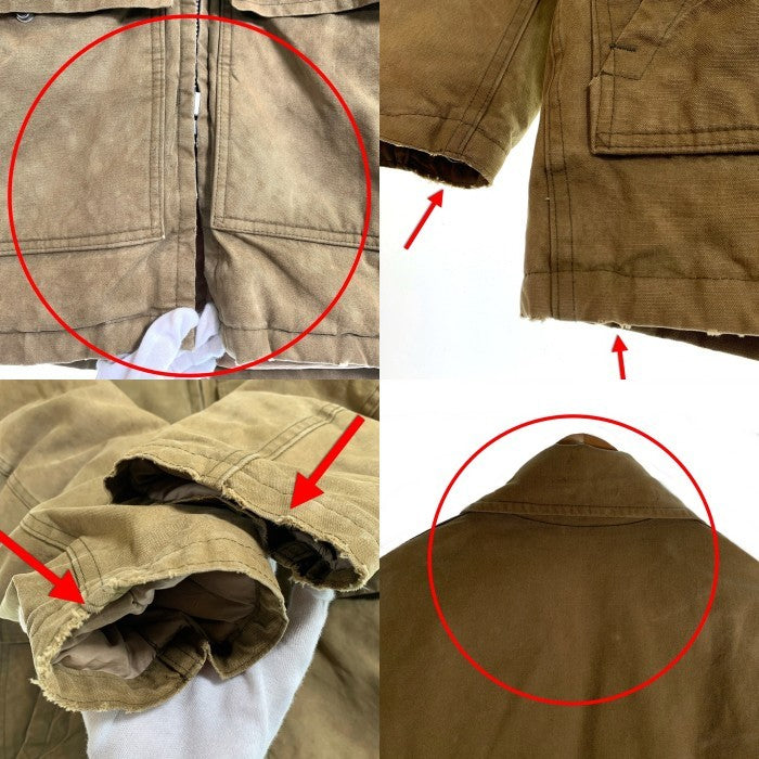 70's Tempco テンプコ Seattle Down Canvas Hunting Jacket シアトル ダウン キャンバス ハンティング ジャケット ベージュ USA製 Size M 福生店