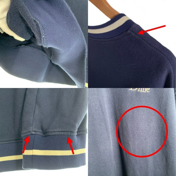 Dime ダイム Classic French Terry Crewneck クルーネック スウェットトレーナー ネイビー Size XL 福生店