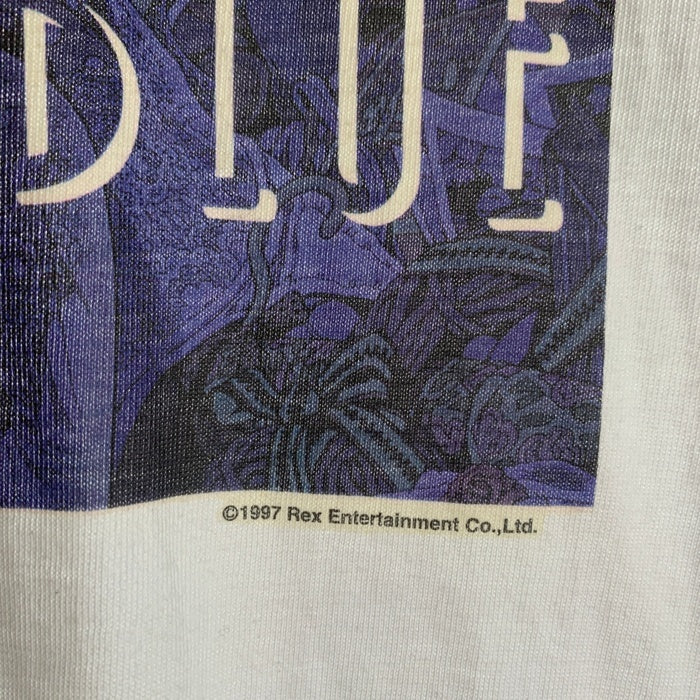 90's PERFECT BLUE パーフェクトブルー 半袖 プリント Tシャツ 1997コピーライト ホワイト Size L相当 福生店