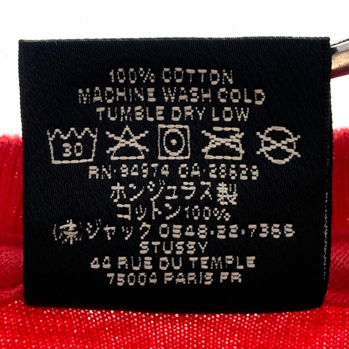 STUSSY ステューシー Fire Dice Tee サイコロ Tシャツ レッド sizeM 瑞穂店
