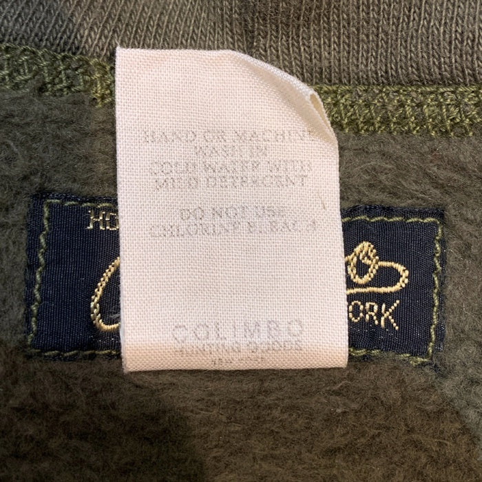 COLIMBO コリンボ プルオーバースウェットパーカー オリーブ ラグランスリーブ Size M 福生店