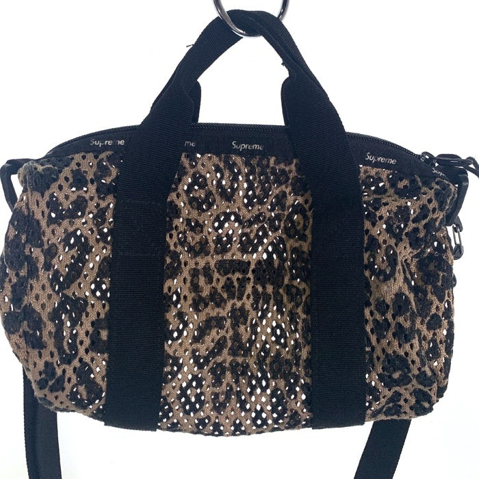 SUPREME シュプリーム 23SS Mesh Mini Duffle Bag メッシュミニダッフルバッグ レオパード 福生店