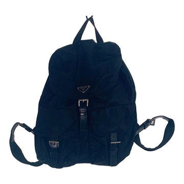 PRADA プラダ B2811 テスート ナイロン バックパック リュック ブラック エナメル 福生店