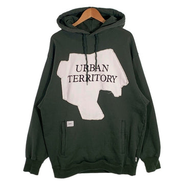 WTAPS ダブルタップス 23AW OBJ 05 Hoody プルオーバースウェットパーカー グリーン 232ATDT-CSM25 Size 04 福生店