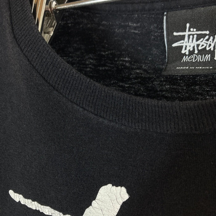 STUSSY ステューシー WORLD TOUR ワールドツアー メキシコ製 Tシャツ ブラック sizeM 瑞穂店