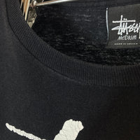 STUSSY ステューシー WORLD TOUR ワールドツアー メキシコ製 Tシャツ ブラック sizeM 瑞穂店