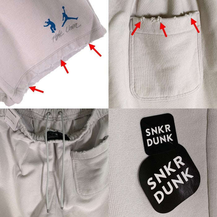 NIKE ナイキ AIR JORDAN エアジョーダン UNION ユニオン FLC Short FLC ショーツ ハーフパンツ グレー DJ9528-025 Size L 福生店