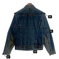 60's 70's Levi's リーバイス ボタン裏524 不均等V ビッグE BIG E 4thモデル トラッカーデニムジャケット インディゴ 70505-0217 USA製 Size 40 福生店