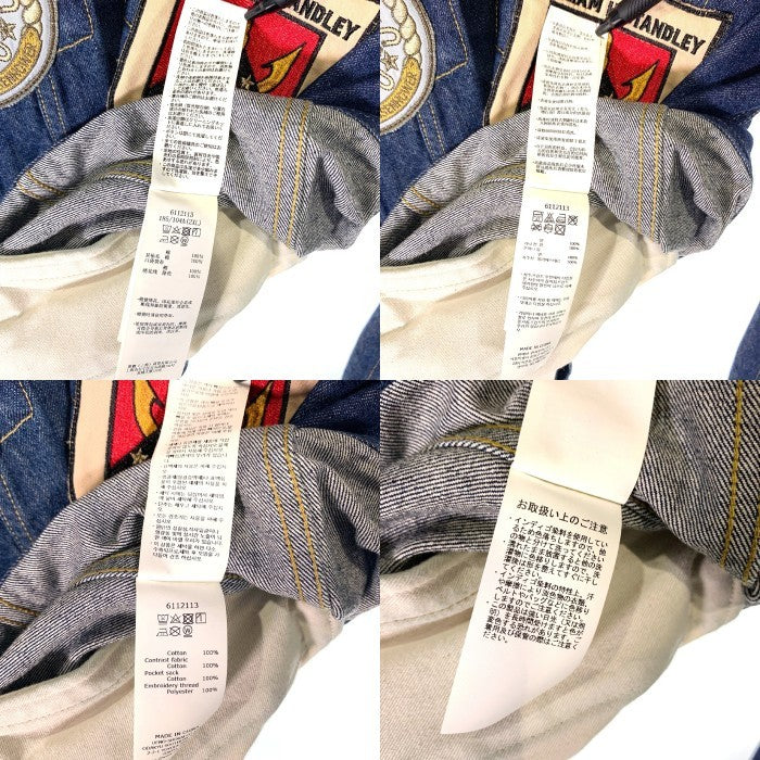 AVIREX アヴィレックス TOP GUN DENIM JACKET トップガン デニムジャケット インディゴ 6112113 Size 2XL 福生店