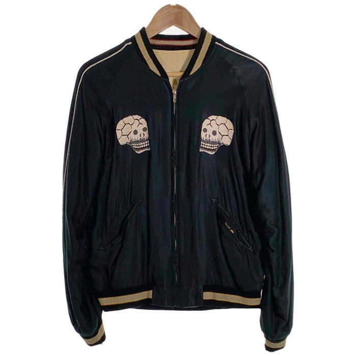 テーラー東洋 リバーシブル スーベニアジャケット スカジャン 髑髏 龍 富士山 アセテート TT13248 Size M 福生店