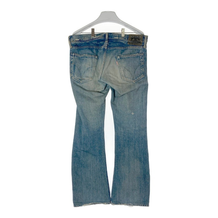 THEE HYSTERIC XXX ジィヒステリックトリプルエックス セルビッチ ボタンフライ ダメージ加工 デニムパンツ ライトインディゴ size32 瑞穂店