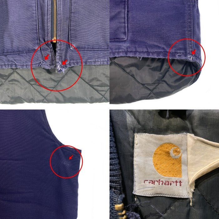 80`s 90`s Carhartt カーハート V01 Duck Work Vest ダック ワーク ベスト ネイビー Size XX-Large相当 福生店