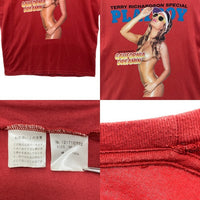 HYSTERIC GLAMOUR ヒステリックグラマー PLAY BOY プレイボーイ プリントTシャツ レッド 12171CT02 Size M 瑞穂店