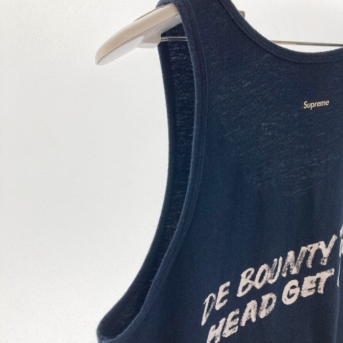 Supreme×BOUNTY HUNTER シュプリーム×バウンティーハンター プリント タンクトップ ネイビー sizeS 瑞穂店