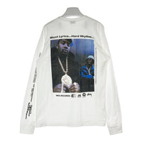 stussy ステューシー × Eric B. & Rakim  エリックB. & ラキム プリント ロンＴ ホワイト sizeM 瑞穂店