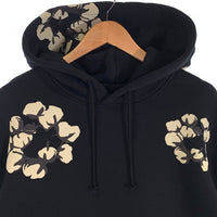 DENIM TEARS デニムティアーズ 24AW CPFM カクタスプラントフリーマーケット Wreath Hoodie リース プリント プルオーバースウェットパーカー ブラック Size L 福生店