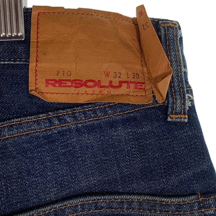 RESOLUTE リゾルト 710 テーパードデニムパンツ インディゴ 66 Size 32 福生店