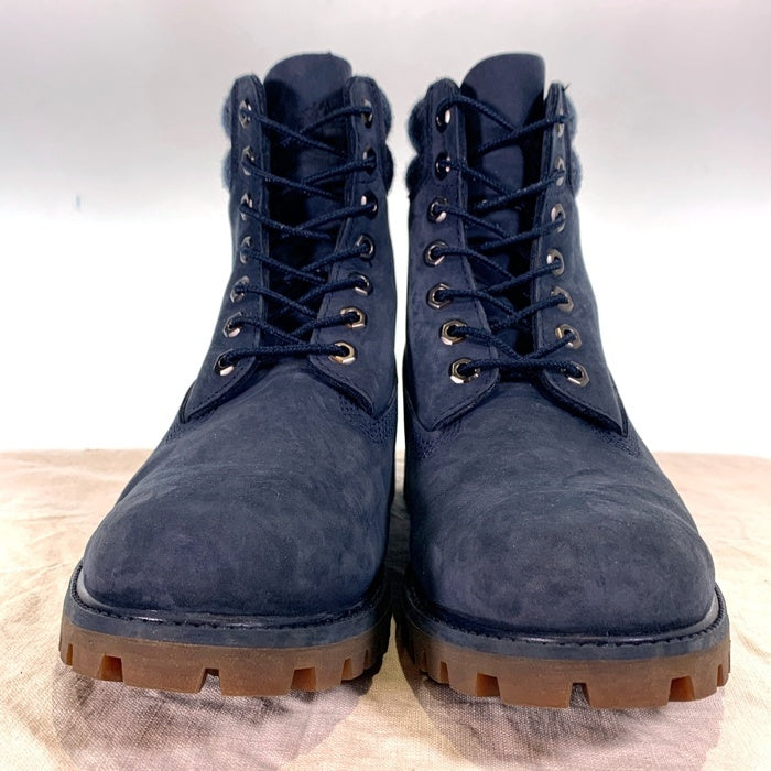Timberland ティンバーランド 6インチ ブーツ ヌバックレザー ネイビー A159L 4898 Size 27cm 福生店