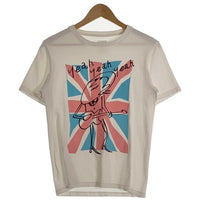 NUMBER(N)INE ナンバーナイン ユニオンジャック プリントTシャツ ビートルズ ホワイト レッド Size 2 福生店